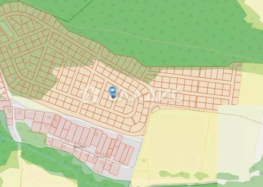 Участок в Владимирская область, Владимир д. Вилки, ул. Центральная ... - Фото 2