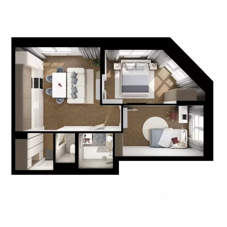 2-к кв. Московская область, Красногорск городской округ, пос. ... - Фото 2