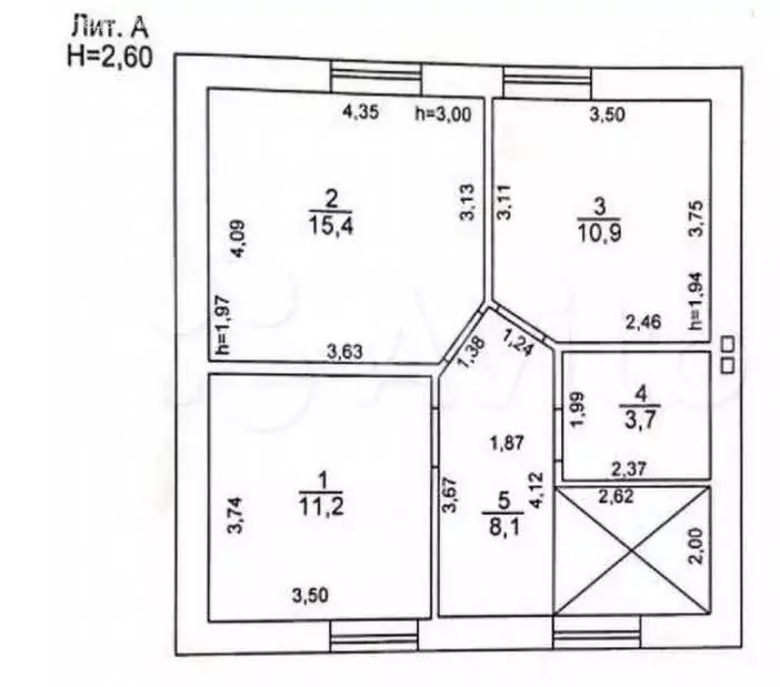Дом в Казань, СНТ Овощник, 15-я аллея (104 м) - Фото 1
