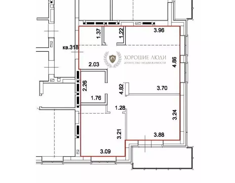 3-комнатная квартира: Новосибирск, улица Курчатова, 18 (60.4 м) - Фото 0