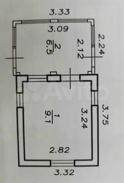Дача 30 м на участке 4,9 сот. - Фото 0