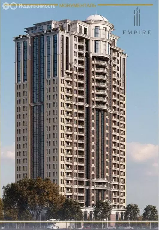 1-комнатная квартира: Грозный, проспект В.В. Путина, 1А (51.4 м) - Фото 1