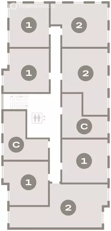 1-комнатная квартира: городской посёлок Новоселье, ЖК Брусника (43.35 ... - Фото 2