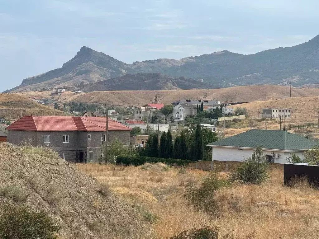 участок в крым, феодосия городской округ, коктебель пгт ул. солнечная . - Фото 0