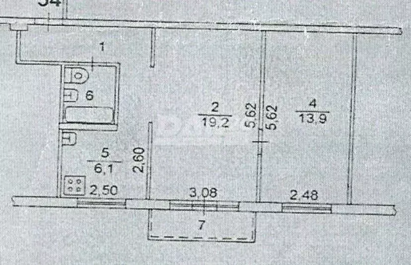 2-к кв. Челябинская область, Челябинск ул. Марченко, 11В (46.9 м) - Фото 1