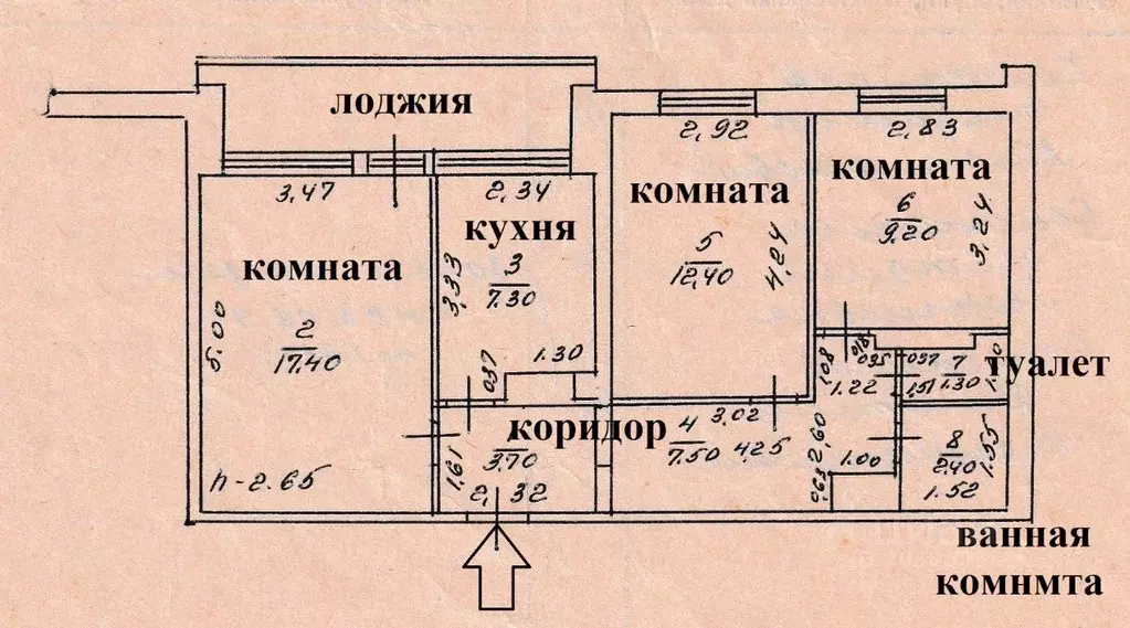 3-к кв. оренбургская область, оренбург ул. чкалова, 35 (61.2 м) - Фото 1