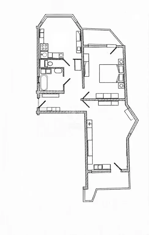 2-к кв. Московская область, Балашиха Железнодорожный мкр, ул. Андрея ... - Фото 2