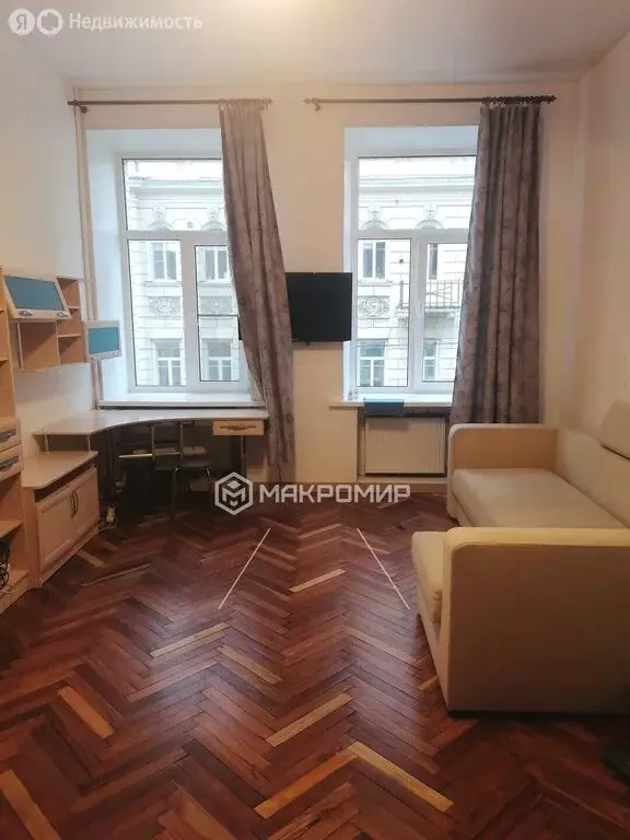 1к в 4-комнатной квартире (24.3 м) - Фото 2