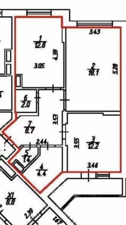 2-к кв. Калужская область, Калуга бул. Солнечный, 18 (60.2 м) - Фото 2