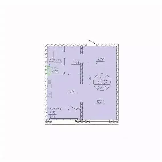 1-к кв. Сахалинская область, Анивский городской округ, с. Новотроицкое ... - Фото 1