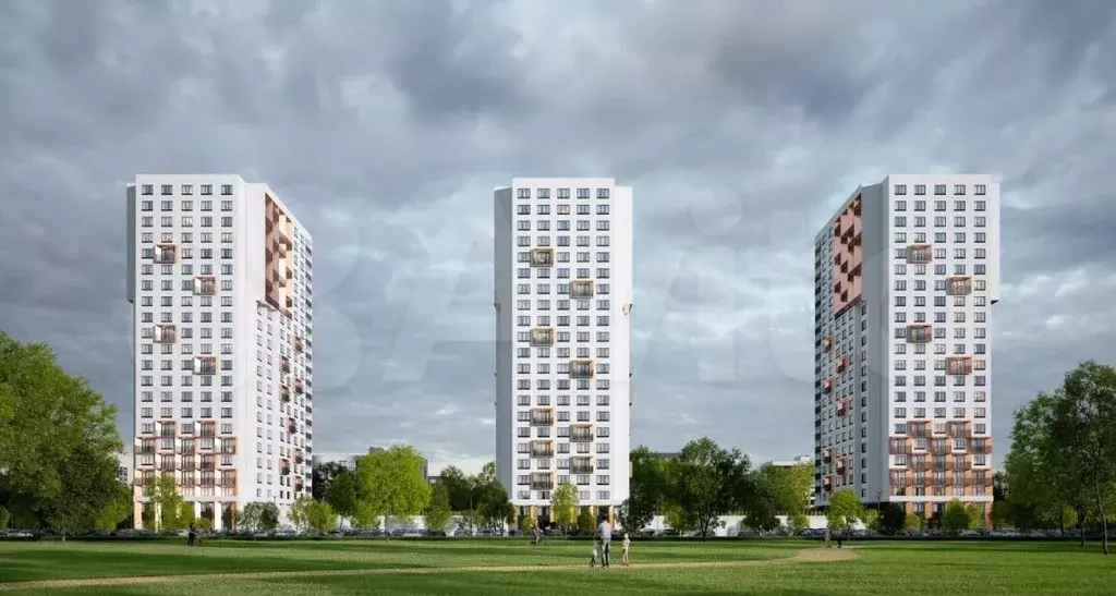 3-к. квартира, 103,5 м, 2/22 эт. - Фото 1