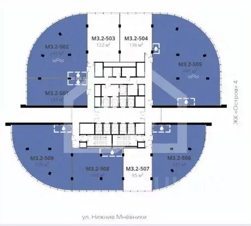 Помещение свободного назначения в Москва ул. Нижние Мневники, 1 (441 ... - Фото 2