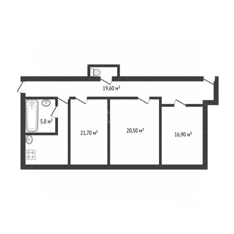 Дом в Брянская область, Почеп Колхозная ул. (73 м) - Фото 2