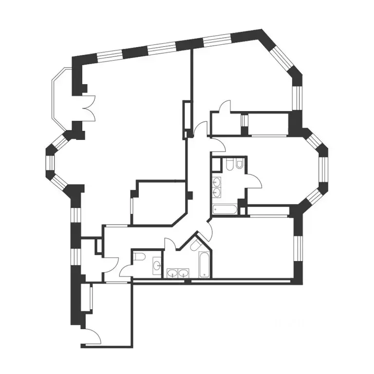 4-к кв. Москва Большая Грузинская ул., 19 (193.8 м) - Фото 1