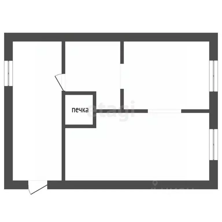 Дом в Свердловская область, Тугулым пгт ул. Новая (62 м) - Фото 1