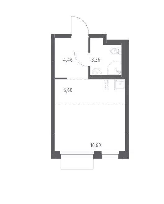 Продаётся квартира-студия, 24.02 м - Фото 0