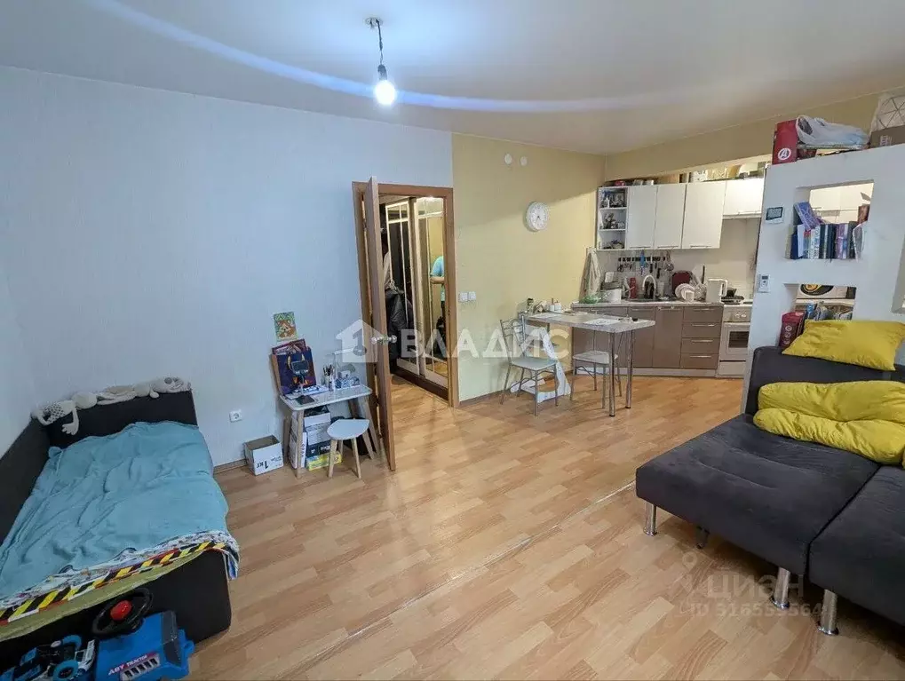 Студия Иркутская область, Ангарск 251-й кв-л, 20 (33.0 м) - Фото 1