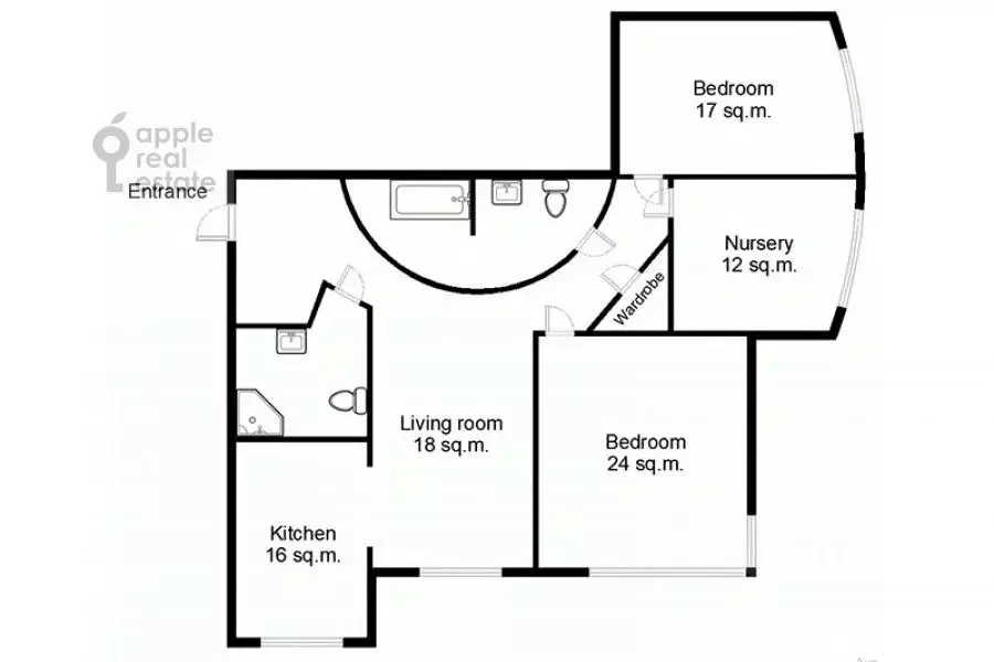 4-к кв. Москва бул. Генерала Карбышева, 16 (130.0 м) - Фото 2