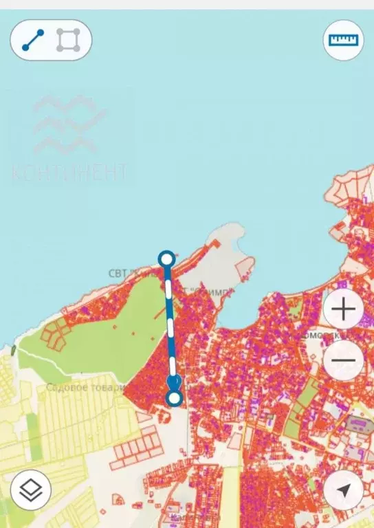 Участок в Крым, Черноморское пгт, Бриз СНТ 197 (6.52 сот.) - Фото 1