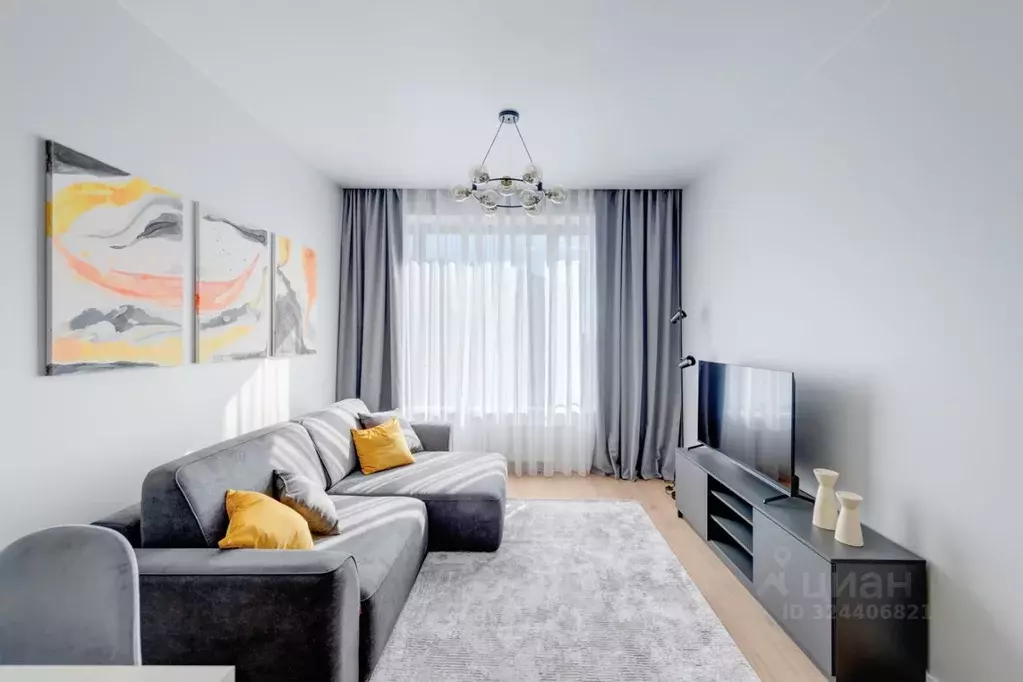 2-к кв. Москва Новоданиловская наб., 8к1 (40.0 м) - Фото 1