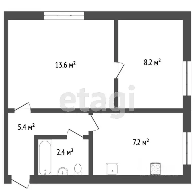 2-к кв. Нижегородская область, Нижний Новгород ул. Заломова, 11 (39.0 ... - Фото 0