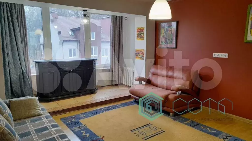 2-к. квартира, 54 м, 4/4 эт. - Фото 1