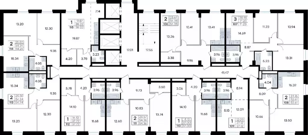 2-к кв. Приморский край, Владивосток ул. Тухачевского, 80 (54.24 м) - Фото 2