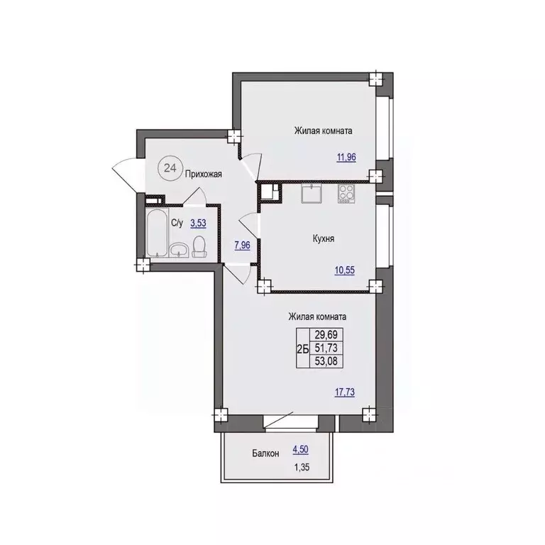 2-к кв. Псковская область, Псковский район, Завеличенская волость, д. ... - Фото 1