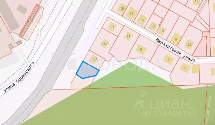 Участок в Новосибирская область, Новосибирск Малахитовая ул. (20.0 ... - Фото 0