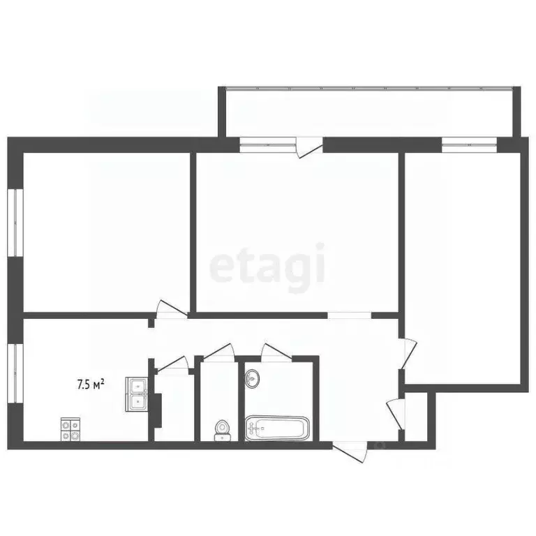 Торговая площадь в Свердловская область, Талицкий муниципальный округ, ... - Фото 1