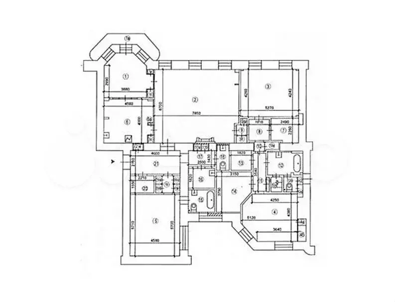 3-к. квартира, 231 м, 5/5 эт. - Фото 0