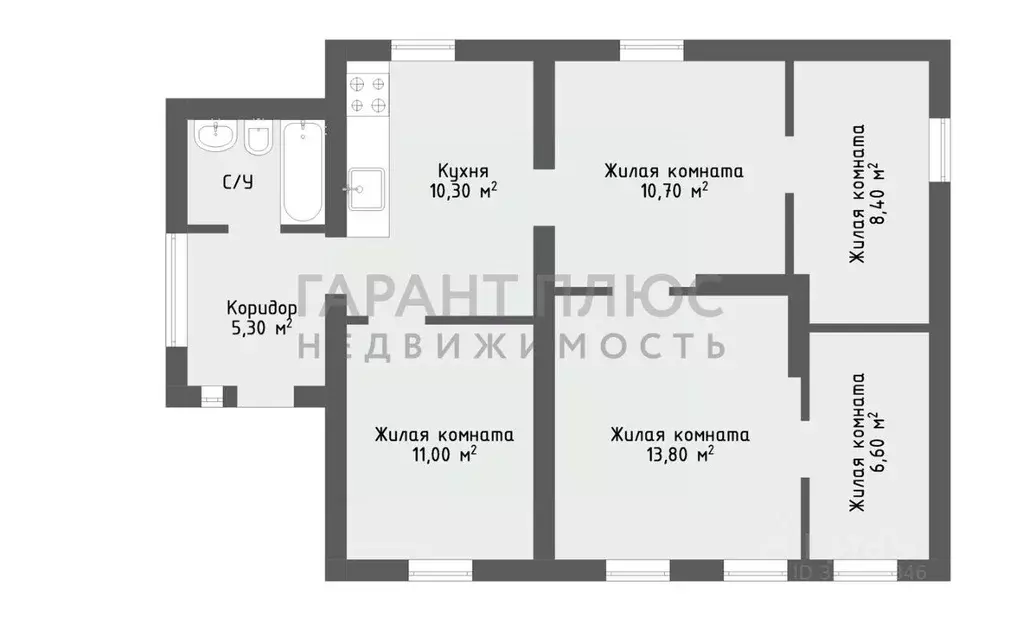 Дом в Липецкая область, Липецк ул. Гусева, 19 (70 м) - Фото 2
