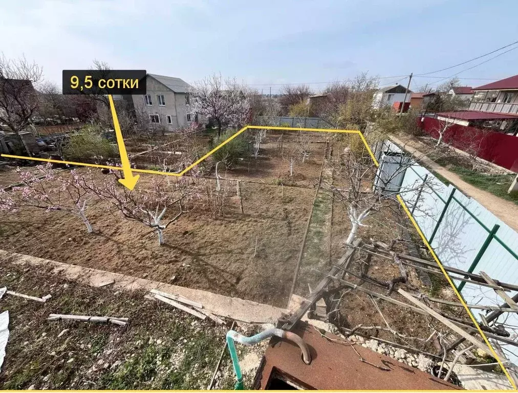 Участок в Севастополь Икар-2 садоводческое товарищество, 346 (9.4 ... - Фото 0