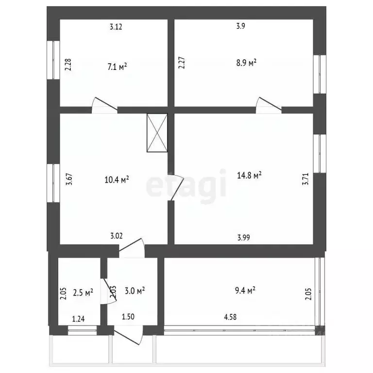 Дом в Крым, Кировский район, Абрикосовское с/пос, с. Бабенково ул. ... - Фото 2