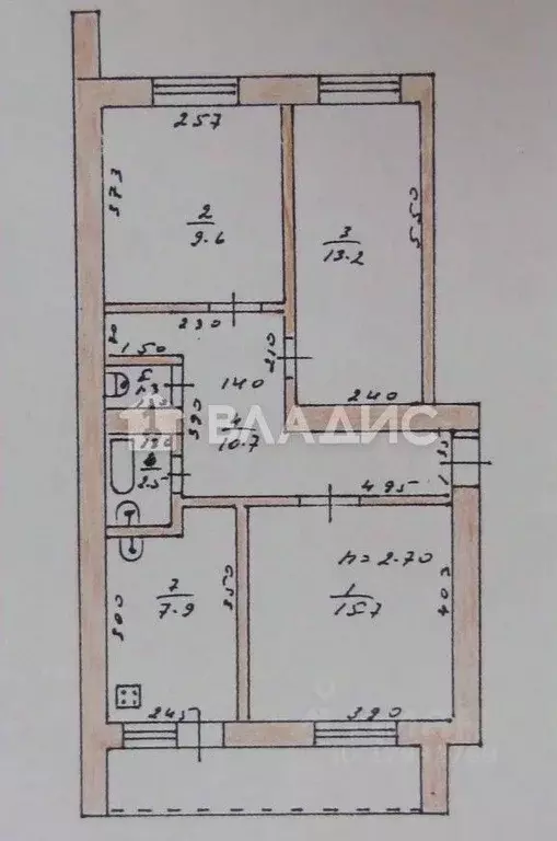 3-к кв. Пензенская область, Городище ул. Александра Матросова, 159 ... - Фото 1