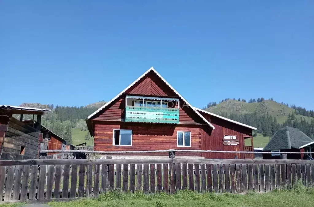 Дом в Алтай, Усть-Канский район, с. Верх-Ябоган ул. Ойношева (109 м) - Фото 1