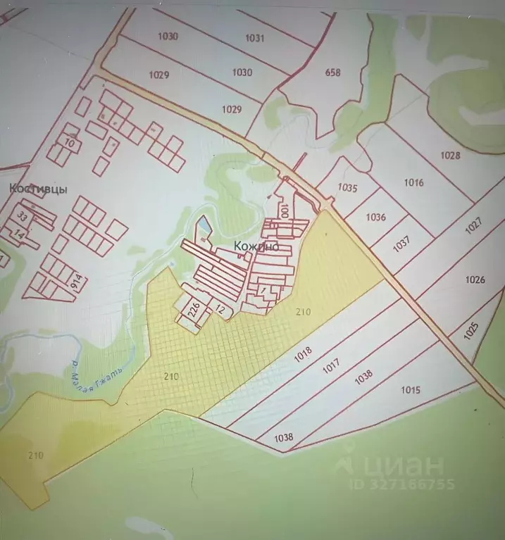 Участок в Смоленская область, Гагаринский муниципальный округ, д. ... - Фото 1