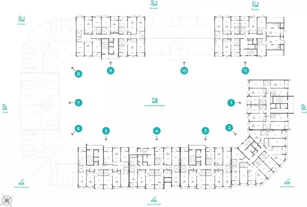 3-к кв. Крым, Евпатория  (85.47 м) - Фото 1