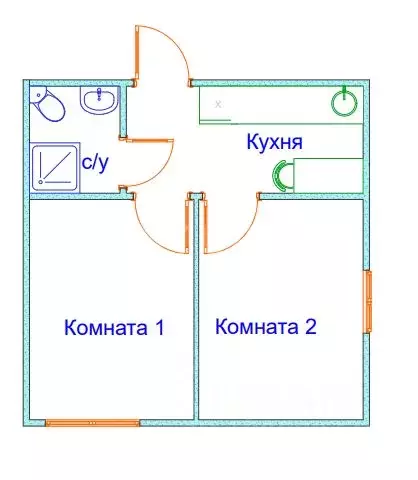 Комната Санкт-Петербург Мгинская ул., 1/2 (27.0 м) - Фото 2