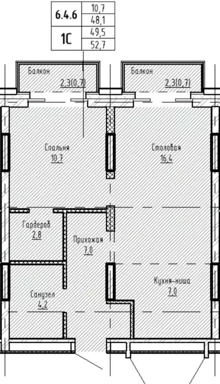 1-к кв. Москва Тагильская ул., 6/5 (52.7 м) - Фото 1