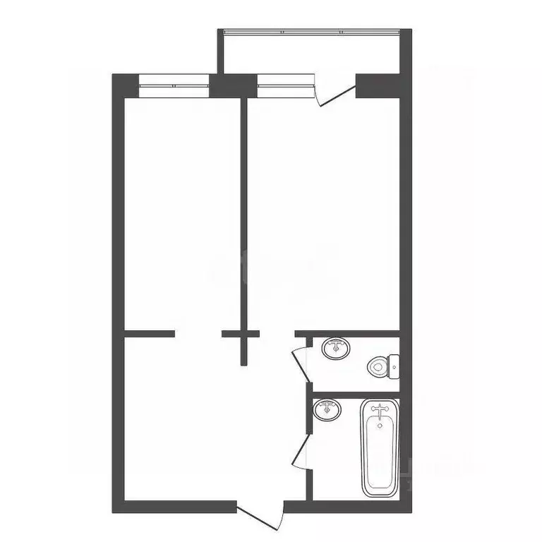 2-к кв. Красноярский край, Красноярск ул. Маерчака, 33 (43.48 м) - Фото 1