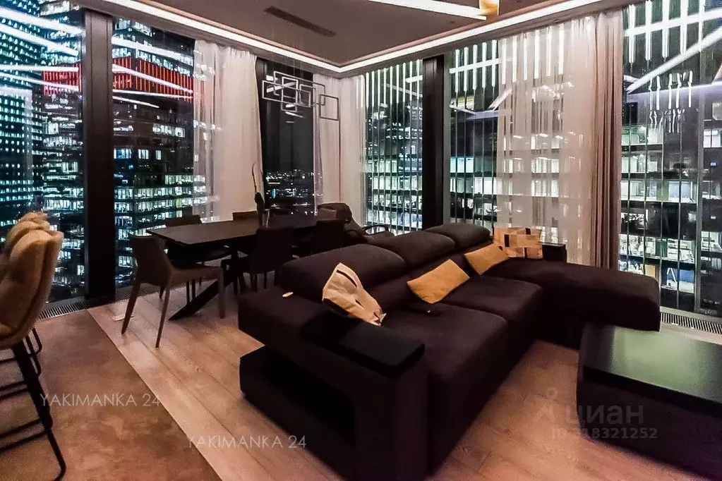 2-к кв. Москва 1-й Красногвардейский проезд, 22с2 (92.0 м) - Фото 0