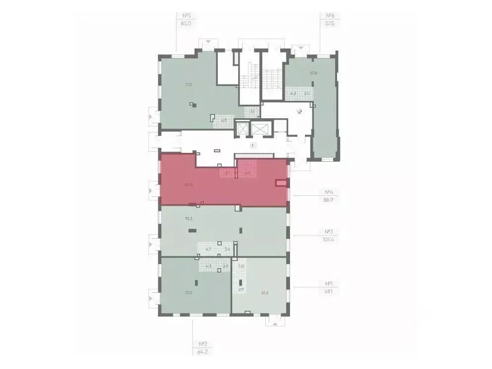 Офис в Санкт-Петербург Партизанская ул., 5 (89 м) - Фото 2