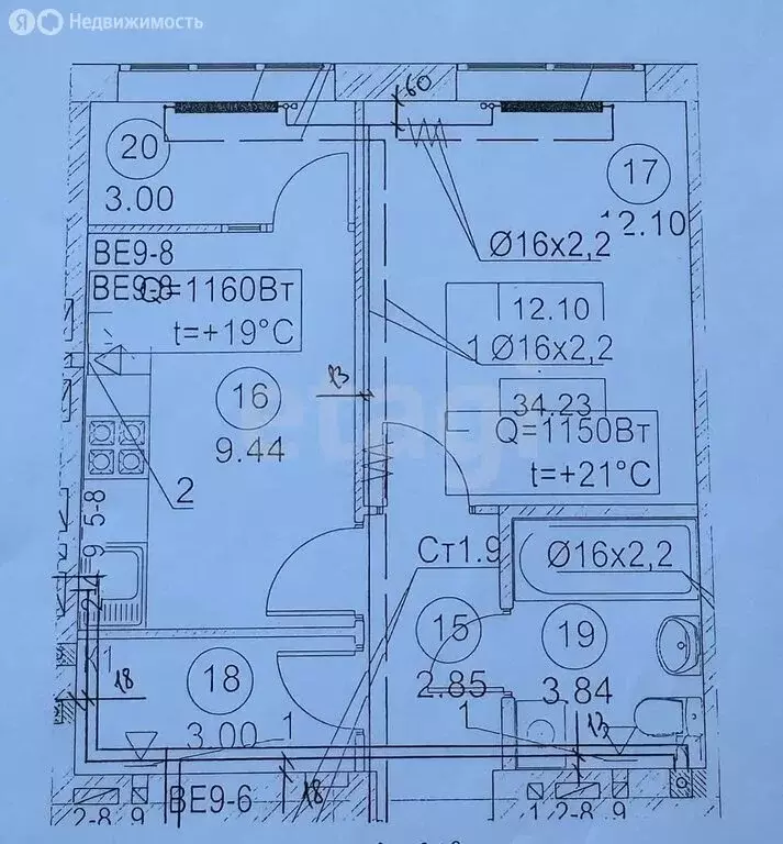 1-комнатная квартира: Казань, Советский район, ЖК Весна 2 (34.2 м) - Фото 0