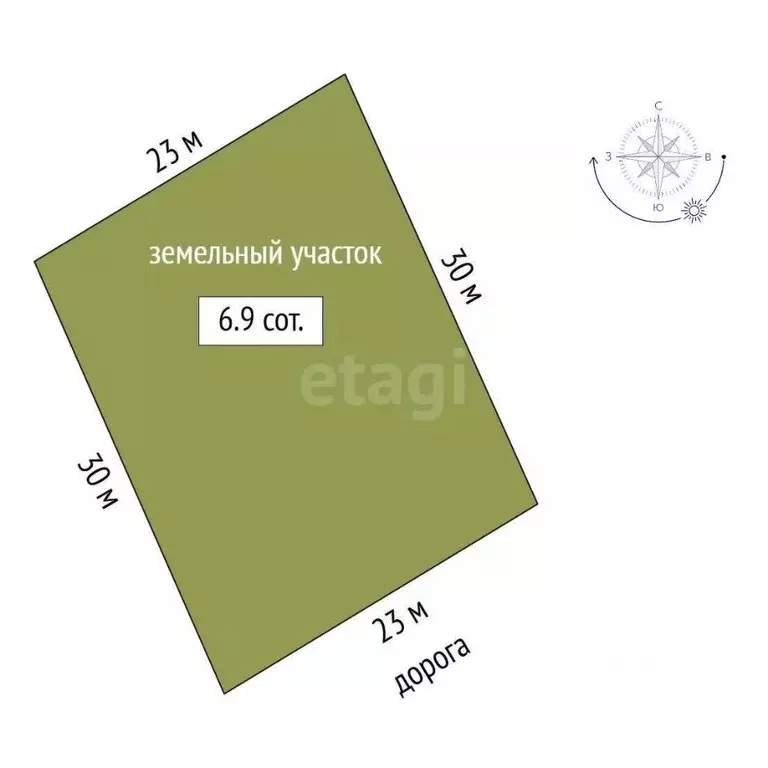 Участок в Тамбовская область, Тамбовский муниципальный округ, д. ... - Фото 1