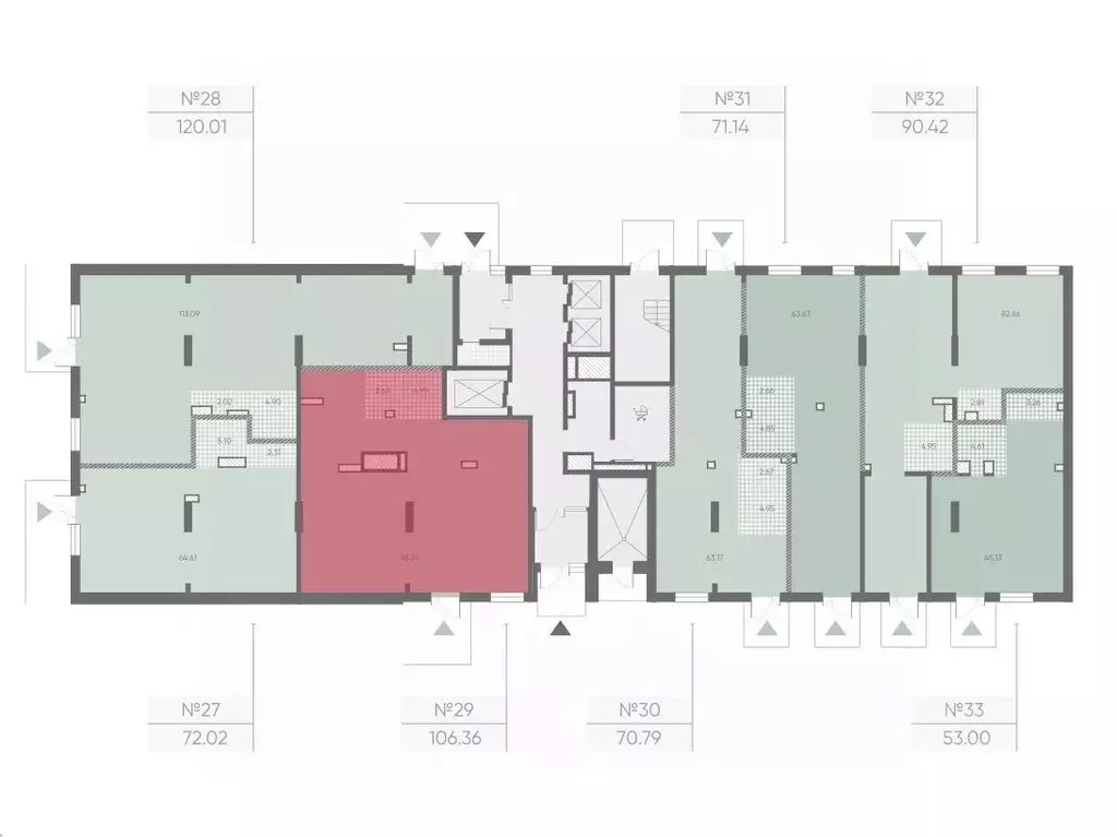 Помещение свободного назначения в Санкт-Петербург просп. Маршала ... - Фото 2