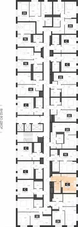 Квартира-студия, 27,3 м, 12/25 эт. - Фото 1