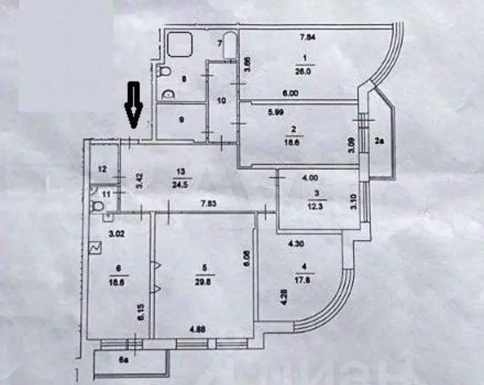 5-к. квартира, 175 м, 25/25 эт. - Фото 0