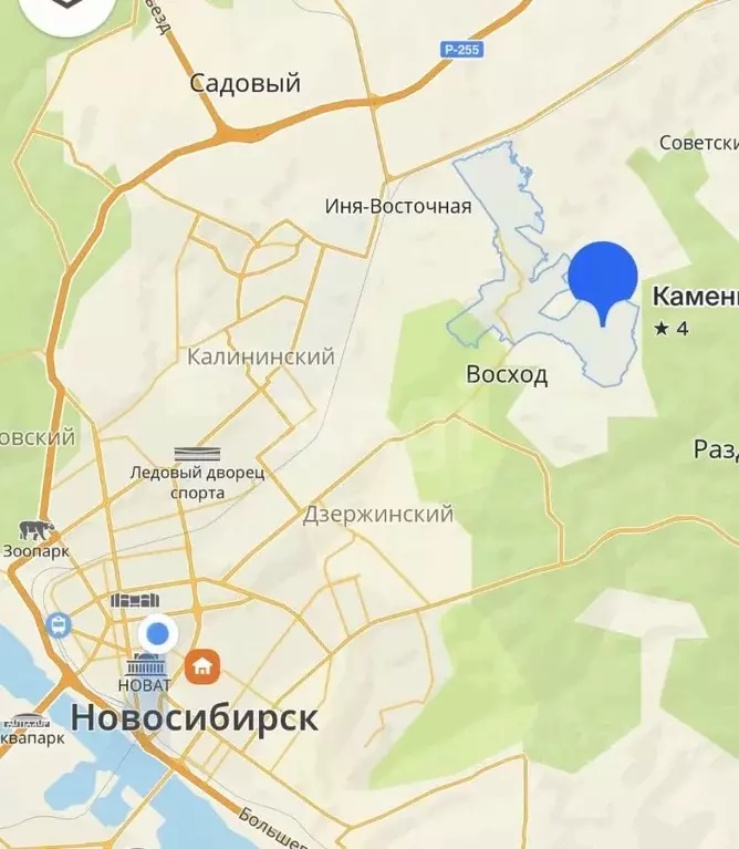 Участок в Новосибирская область, Новосибирский район, Каменский ... - Фото 2