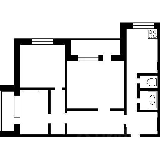 3-к кв. Новосибирская область, Новосибирск ул. Тюленина, 15/1 (66.0 м) - Фото 2
